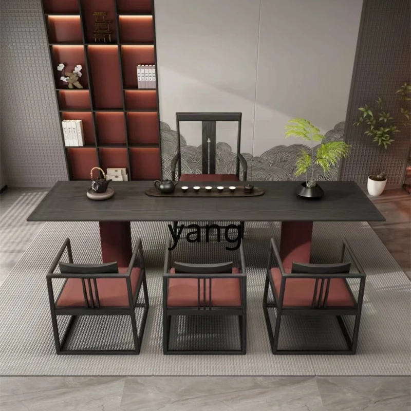 XYY Kung Fu tea table modern simple solid wood black tea table and chair combination
XYY Kung Fu tea table modern simple solid wood black tea table and chair combination