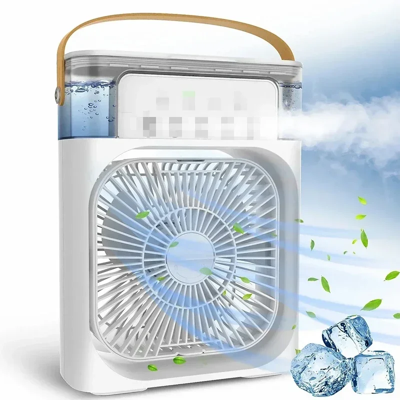 Portable Fan AIr Conditioner Small Air Cooler 3 in 1 Household LED Night Humidifier for Office 3 Speed Fan USB Electric Fan
Portable Fan AIr Conditioner Small Air Cooler 3 in 1 Household LED Night Humidifier for Office 3 Speed Fan USB Electric Fan