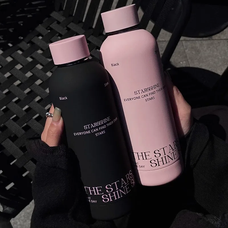 Black Pink Stainless Steel Insulated Water Cup, Large Capacity Portable Sports Outdoor Cup, Couple Cup, Winter Gift
Black Pink Stainless Steel Insulated Water Cup, Large Capacity Portable Sports Outdoor Cup, Couple Cup, Winter Gift