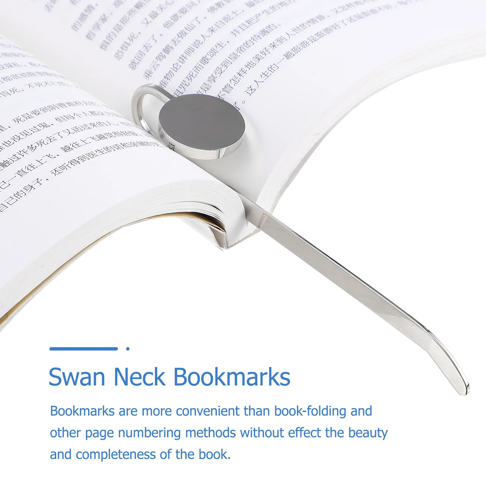 2pcs Metal Bookmarks Swan Neck Page Markers Creative Book Decoration Gift For Students Graduates Readers Stationery
2pcs Metal Bookmarks Swan Neck Page Markers Creative Book Decoration Gift For Students Graduates Readers Stationery