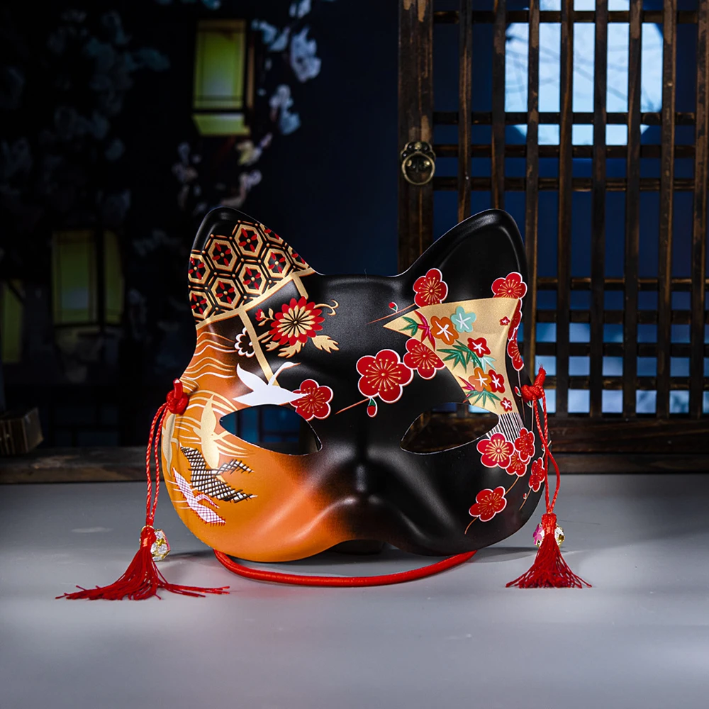 Cosplay Mask Colourful Painted Cat Mask Half Face Mask Japanese-Style For Anime Stage Performances Cosplay
Cosplay Mask Colourful Painted Cat Mask Half Face Mask Japanese-Style For Anime Stage Performances Cosplay