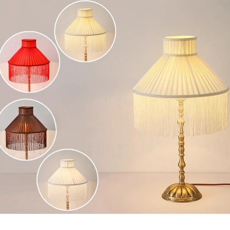 Minimalist Lampshade E27 Fabric Tassel Lamp Cover Dining Living Room Bedroom Table Lamp Shade Chandelier Floor Lamp Wall
Minimalist Lampshade E27 Fabric Tassel Lamp Cover Dining Living Room Bedroom Table Lamp Shade Chandelier Floor Lamp Wall