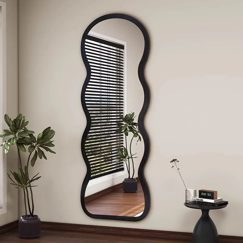 Full-length wavy frame velvet decorative mirror decorative wall
Full-length wavy frame velvet decorative mirror decorative wall