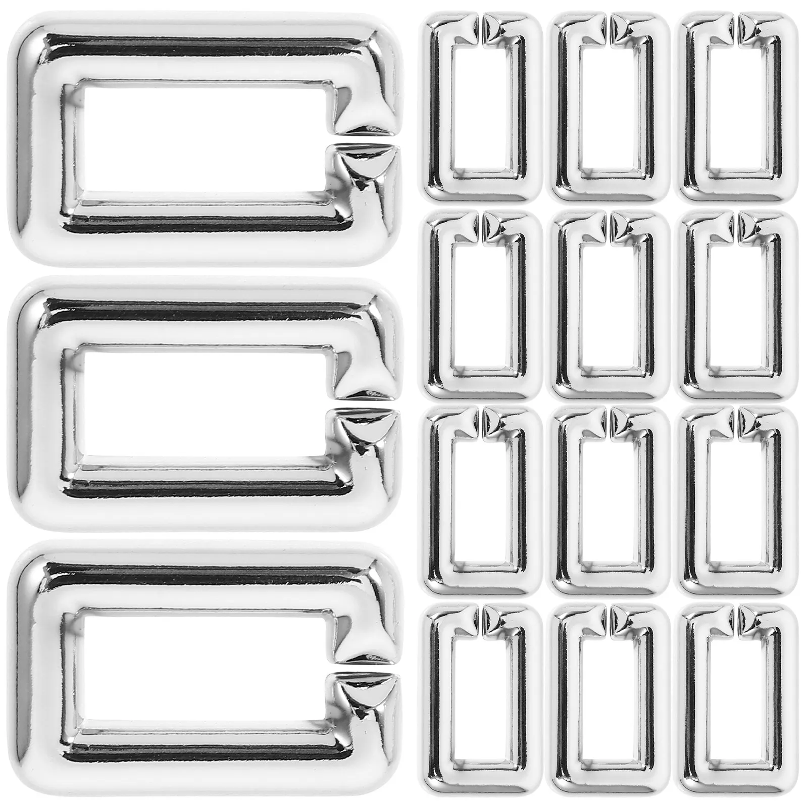 50 шт. простых декоративных цепных застежек-коннекторов, многофункциональные соединители для ремонта цепей, для сумок и аксессуаров для одежды
50 шт. простых декоративных цепных застежек-коннекторов, многофункциональные соединители для ремонта цепей, для сумок и аксессуаров для одежды