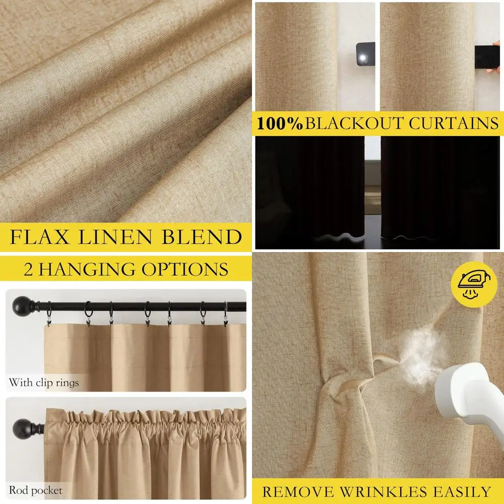 Плотные льняные шторы с термоизоляцией, темно-серый, 52x95, комплект из 2 панелей, текстурированные для шумоподавления, подходят для спален, Livin
Плотные льняные шторы с термоизоляцией, темно-серый, 52x95, комплект из 2 панелей, текстурированные для шумоподавления, подходят для спален, Livin