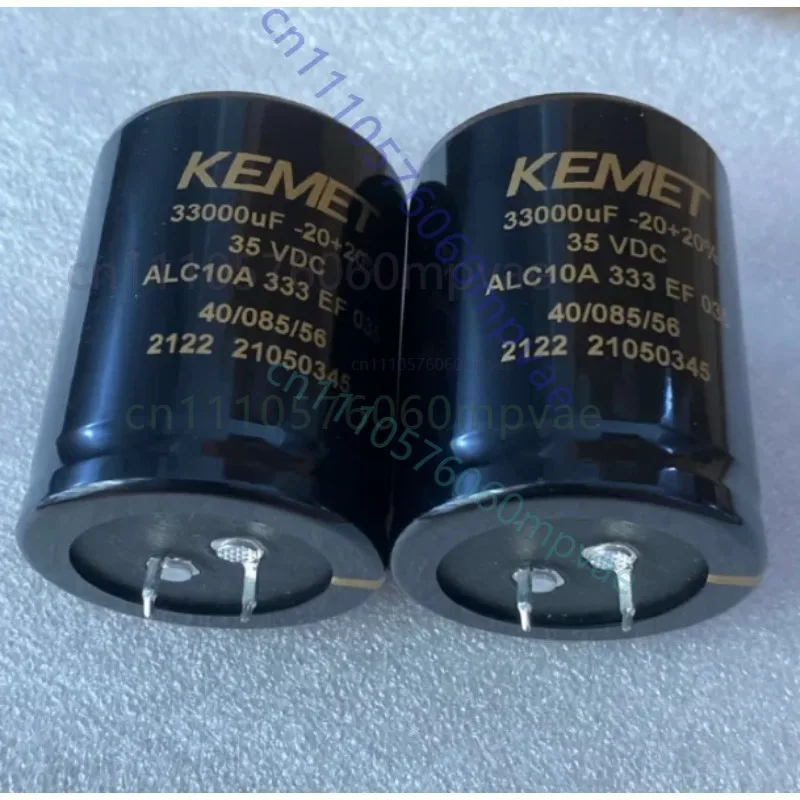 4PCS Original KEMET BHC ALC10 35V 33000UF 40x50mm ALC10A333EF035 audio aluminum electrolytic capacitor
4PCS Original KEMET BHC ALC10 35V 33000UF 40x50mm ALC10A333EF035 audio aluminum electrolytic capacitor