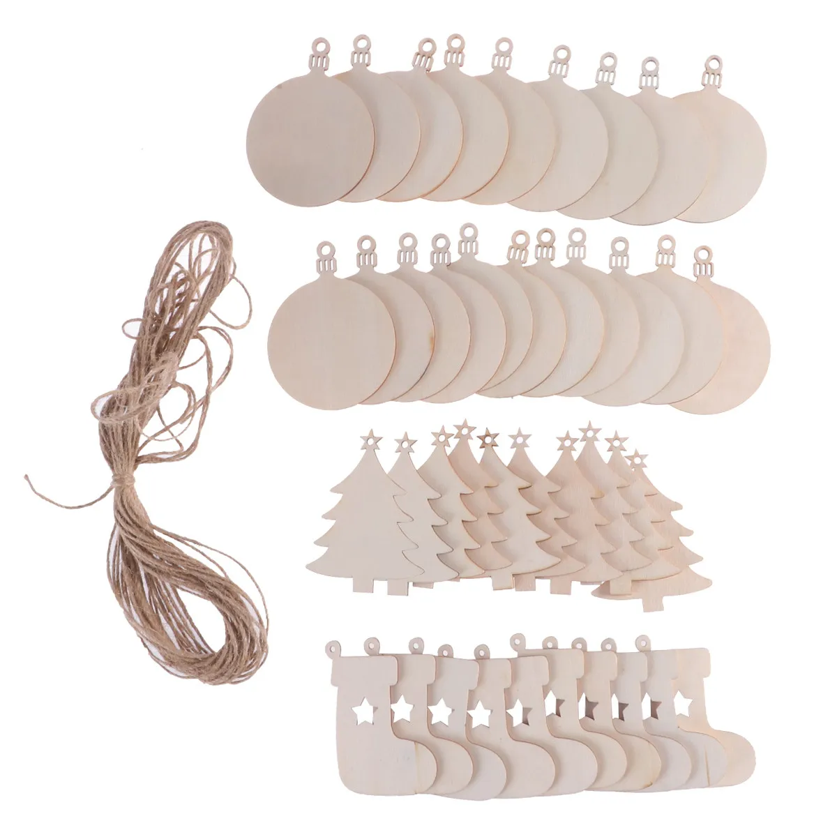 40 Pcs Diy Wooden Christmas Pendant Unfinished Wood Craft Supplies For Kids Room Decoration Tree Round Stocking Shapes
40 Pcs Diy Wooden Christmas Pendant Unfinished Wood Craft Supplies For Kids Room Decoration Tree Round Stocking Shapes