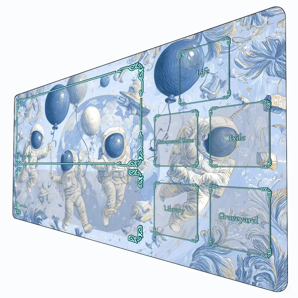 Интересный и милый игровой коврик для Magic: The Gathering с изображением космонавта, нескользящий, прочный, для командных игр, коврик для настольных игр TCG.
Интересный и милый игровой коврик для Magic: The Gathering с изображением космонавта, нескользящий, прочный, для командных игр, коврик для настольных игр TCG.