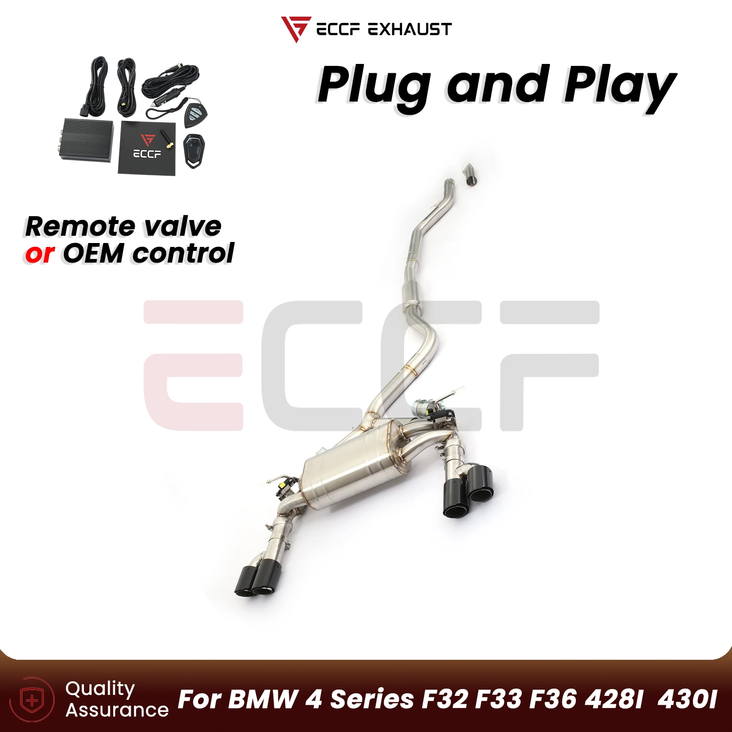 Sporty Stainless Steel Catback Exhaust FOR BMW 4 Series F32 F33 F36 428I 430I Aggressive Sound Plug and Play Performance Upgrade
Sporty Stainless Steel Catback Exhaust FOR BMW 4 Series F32 F33 F36 428I 430I Aggressive Sound Plug and Play Performance Upgrade
