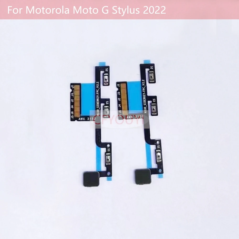 For Motorola Moto G Stylus 2022 Power Button & Volume Button Side Key Flex Cable Replacement Part
For Motorola Moto G Stylus 2022 Power Button & Volume Button Side Key Flex Cable Replacement Part