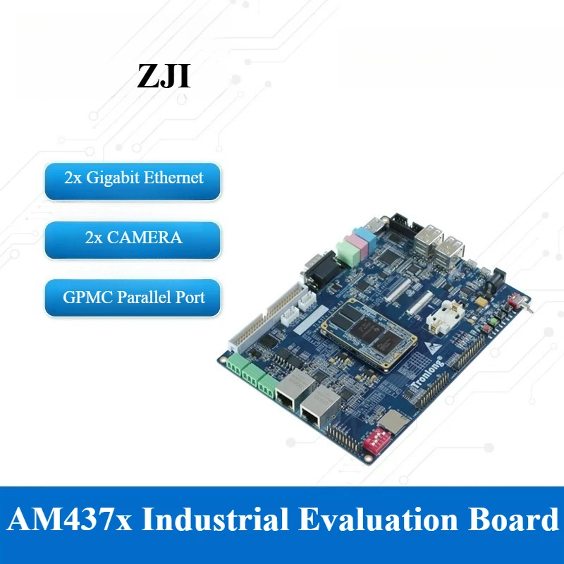 TL437x-EVM AM437x Development Board, TI AM4376/79 Cortex - A9 ARM RT - Linux EtherCAT
TL437x-EVM AM437x Development Board, TI AM4376/79 Cortex - A9 ARM RT - Linux EtherCAT