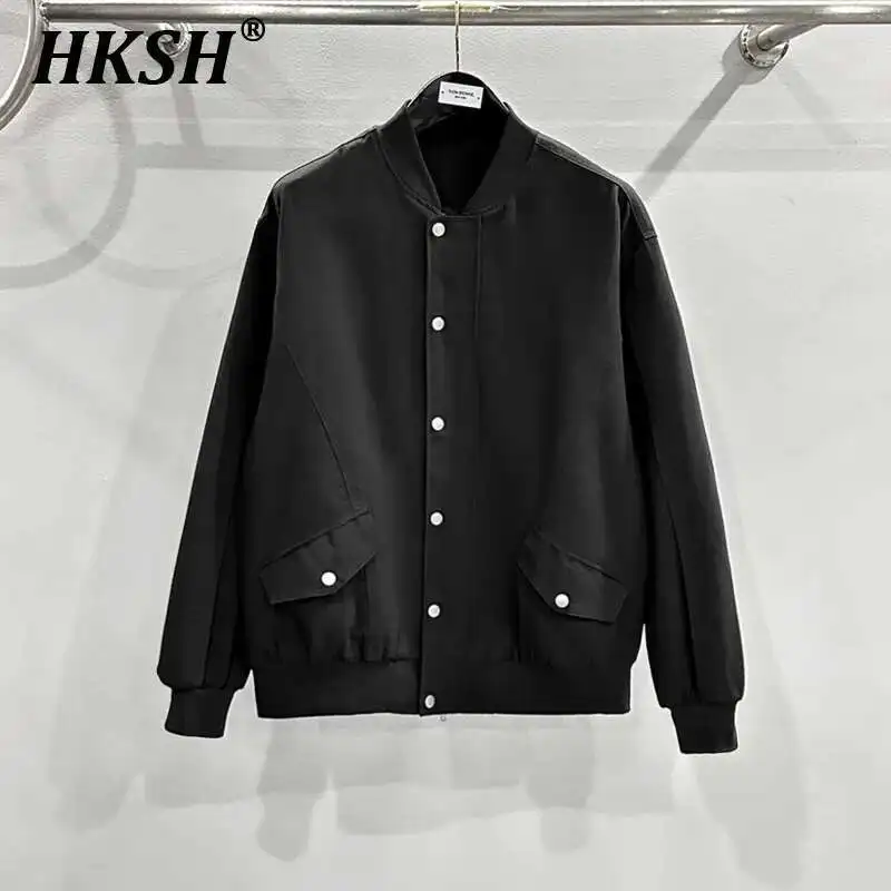 HKSH Men's Tide Dark RO Style Streetwear Jackets Autumn Winter New Stand Collar Button Coat Chic Loose Pockets Outerwear HK2332
HKSH Men's Tide Dark RO Style Streetwear Jackets Autumn Winter New Stand Collar Button Coat Chic Loose Pockets Outerwear HK2332
