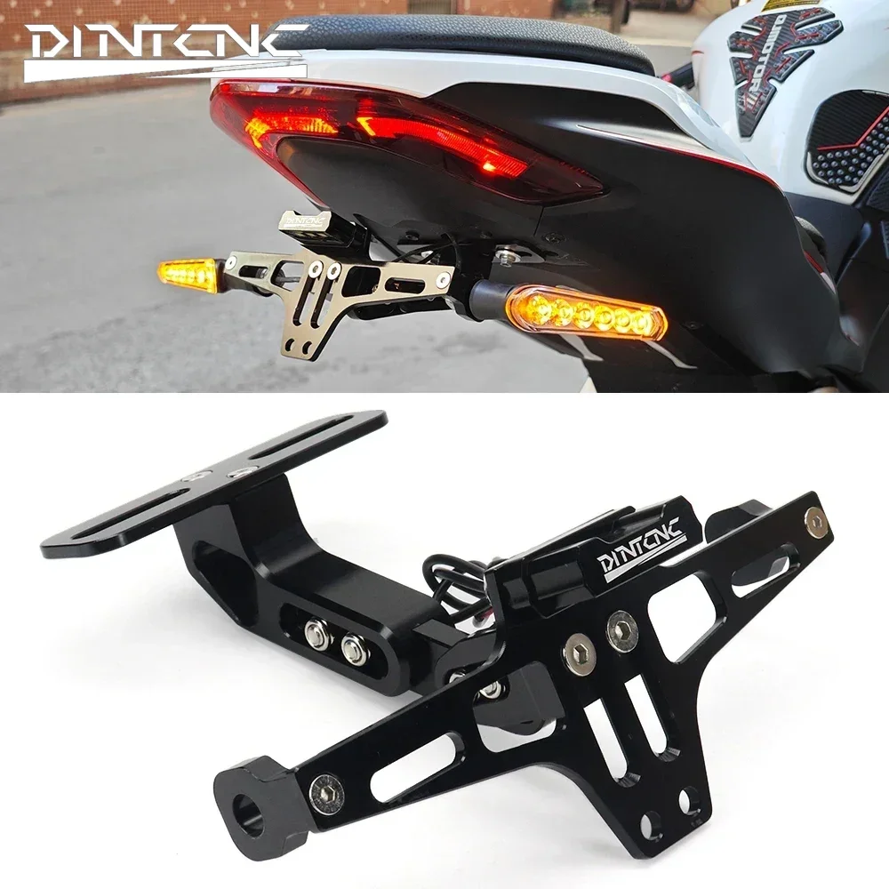 Rear License Plate Bracket Foldable Adjustable Motorcycle Universal CNC Aluminum LED Signal Light Accessories Turn Signal Frame
Rear License Plate Bracket Foldable Adjustable Motorcycle Universal CNC Aluminum LED Signal Light Accessories Turn Signal Frame