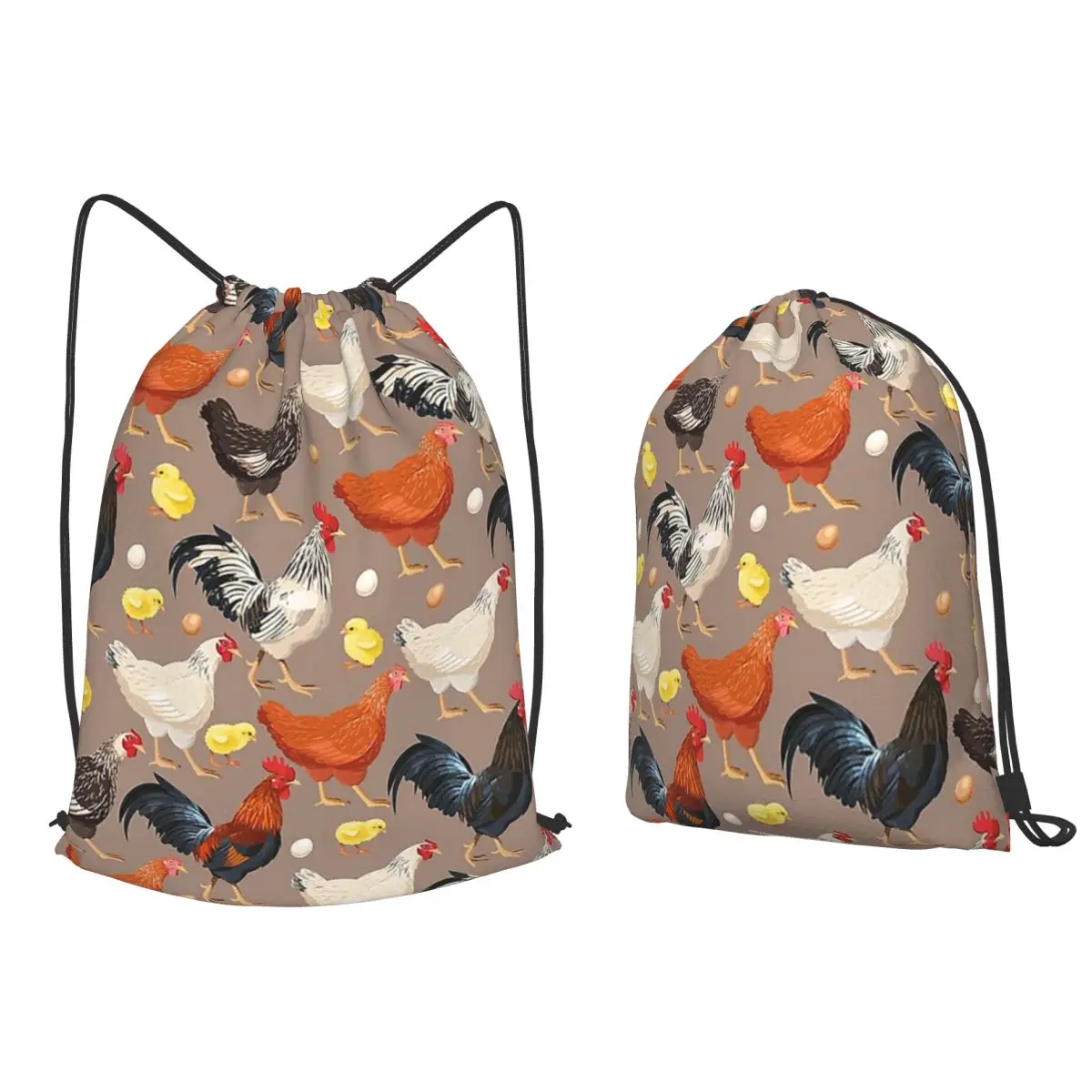 Chicken Colorfull Pattern Backpacks Portable Drawstring Bundle Pocket Sundries Bag Book Bags for Travel Students
Chicken Colorfull Pattern Backpacks Portable Drawstring Bundle Pocket Sundries Bag Book Bags for Travel Students