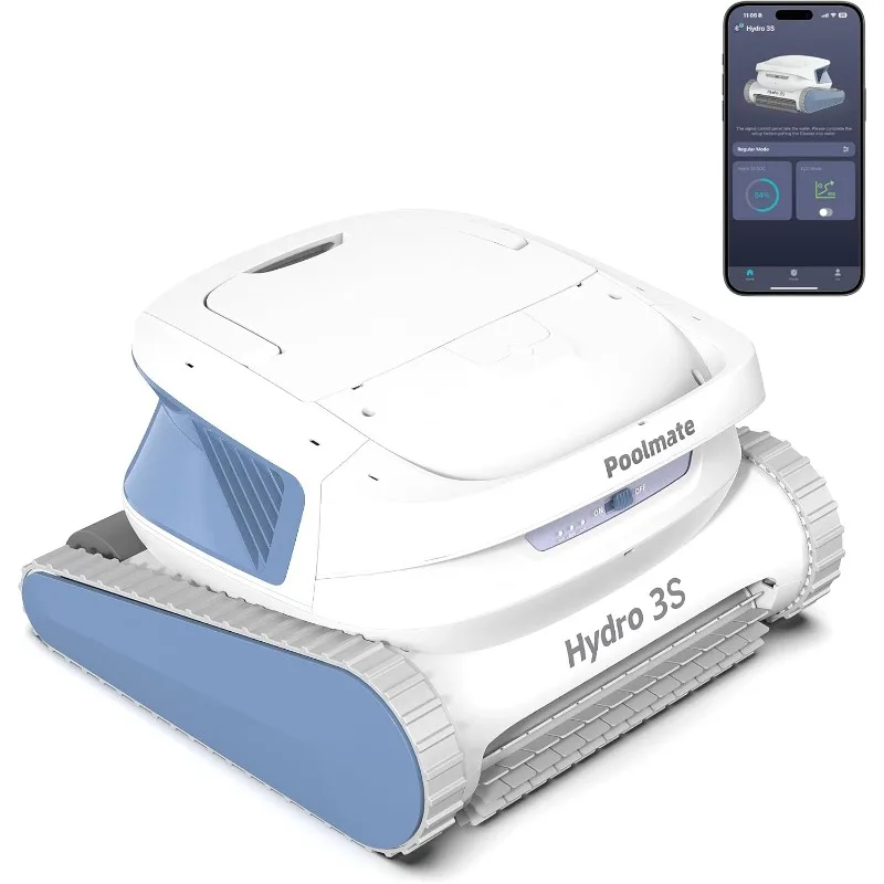 Robotic Pool Vacuum, Cordless Pool Cleaner for Above Ground/Inground Pools with Smart Navigation, 300Min Runtime
Robotic Pool Vacuum, Cordless Pool Cleaner for Above Ground/Inground Pools with Smart Navigation, 300Min Runtime