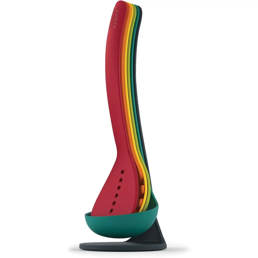 Compact 5-Piece Multicolored Nylon Kitchen Utensil Set with Magnetic Stand
Compact 5-Piece Multicolored Nylon Kitchen Utensil Set with Magnetic Stand