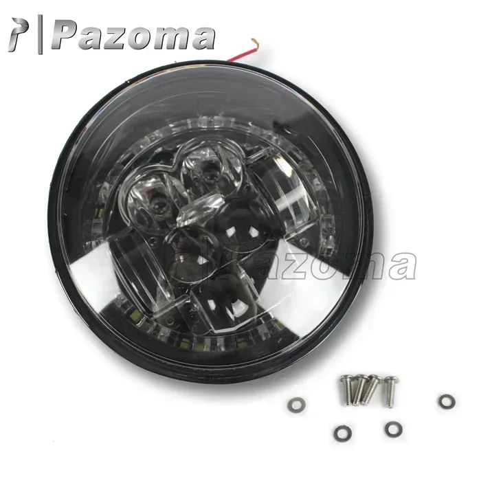 2025 Best Seller High Quality Round Black LED Motorcycle Head Lamp Headlight for Primavera Motorcycle Lighting System
2025 Best Seller High Quality Round Black LED Motorcycle Head Lamp Headlight for Primavera Motorcycle Lighting System