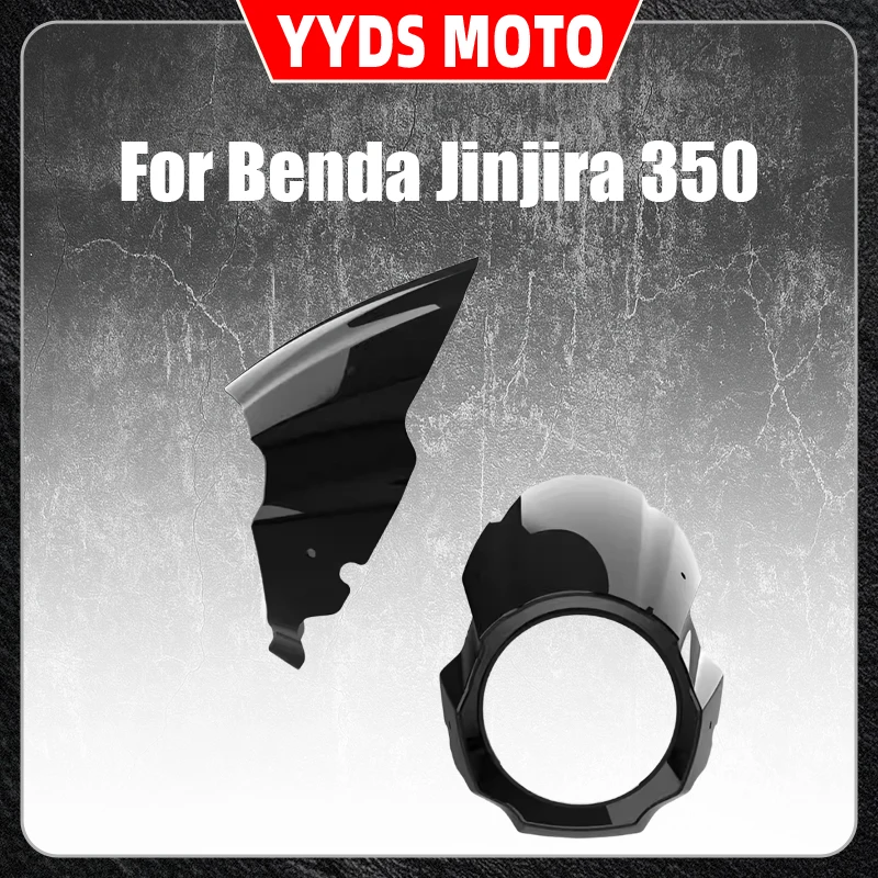 For The modified irregular-shaped pig head hood headlight cover of the Benda Jinjira 350 is directly mounted on the front decor
For The modified irregular-shaped pig head hood headlight cover of the Benda Jinjira 350 is directly mounted on the front decor