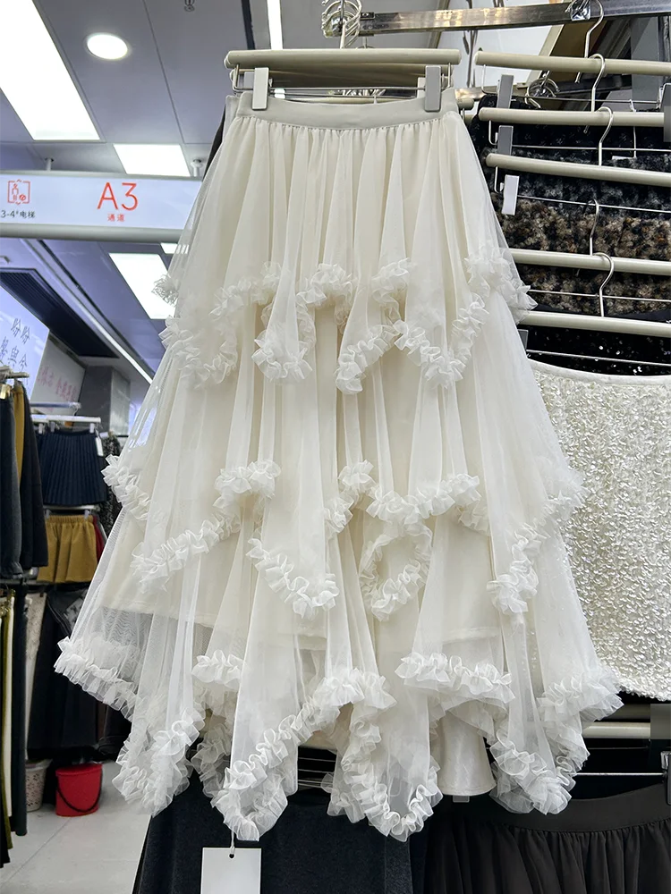 Супер фея, ламинированная сетчатая юбка-торт с грибком, осень-зима 2021, новая пышная юбка нестандартной формы для женщин
Супер фея, ламинированная сетчатая юбка-торт с грибком, осень-зима 2021, новая пышная юбка нестандартной формы для женщин