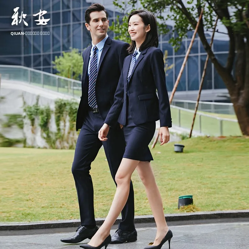 Модный офисный костюм 2024 года, новинка, деловой формальный наряд для стюардесс, комплект из полиэстера с длинными рукавами и брюками
Модный офисный костюм 2024 года, новинка, деловой формальный наряд для стюардесс, комплект из полиэстера с длинными рукавами и брюками