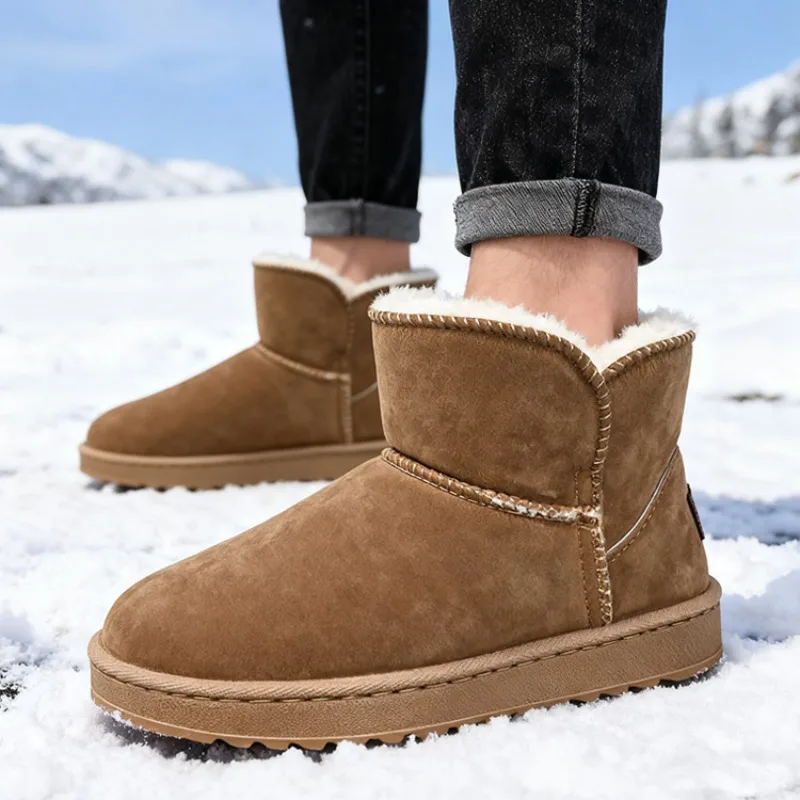 Unisex Snow Boots Winter Warm Plush Lining Ankle Boots Fashion Suede Slip Ons Short Boot Men and Womens Casual Cotton Shoes New
Unisex Snow Boots Winter Warm Plush Lining Ankle Boots Fashion Suede Slip Ons Short Boot Men and Womens Casual Cotton Shoes New