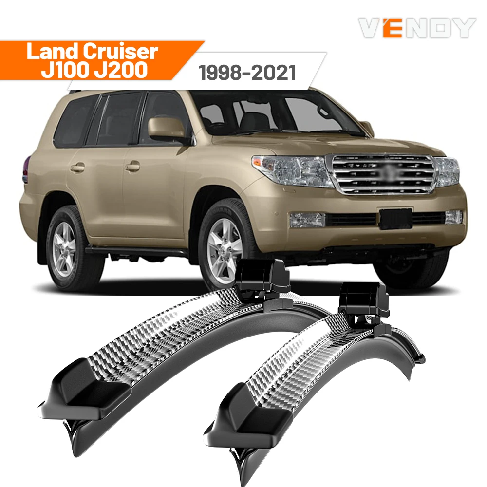 For Toyota Land Cruiser J100 100 J200 200 1998-2021 2006 2007 2008 2012 2020 2pcs Front Windshield Wiper Blades Windscreen Wiper
For Toyota Land Cruiser J100 100 J200 200 1998-2021 2006 2007 2008 2012 2020 2pcs Front Windshield Wiper Blades Windscreen Wiper