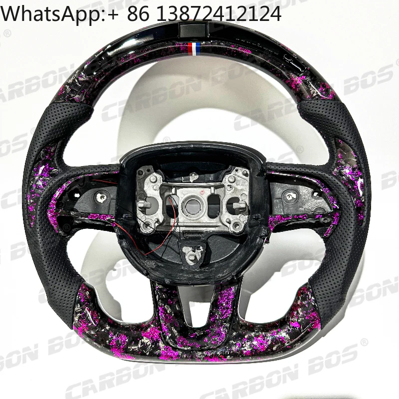 Car Accessories for Dodge Challenger Charger Hellcat Durango SRT Scat Pack 392 Super Bee Custom Carbon Fiber Steering Wheel 
Car Accessories for Dodge Challenger Charger Hellcat Durango SRT Scat Pack 392 Super Bee Custom Carbon Fiber Steering Wheel