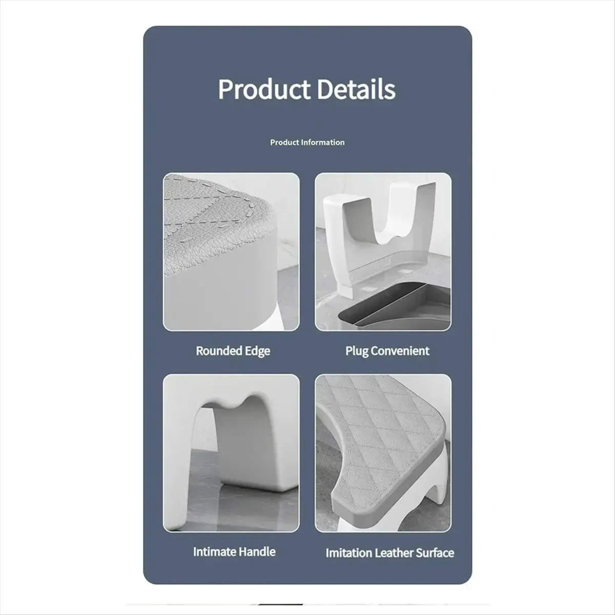 HITL Home Adult Bathroom Accessories Toilet Squat Stool Removable Non-Slip Toilet Seat Stool Portable Squat Stool Grey
HITL Home Adult Bathroom Accessories Toilet Squat Stool Removable Non-Slip Toilet Seat Stool Portable Squat Stool Grey