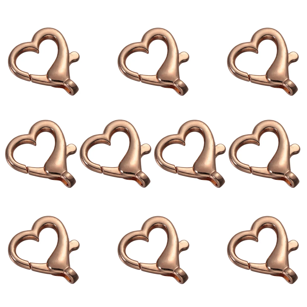 10Pcs Zinc Alloy Lobster Clasps Keychain Parts Lightweight Heart Design Jewelry Accessories for Pendant Bag Suitcase
10Pcs Zinc Alloy Lobster Clasps Keychain Parts Lightweight Heart Design Jewelry Accessories for Pendant Bag Suitcase
