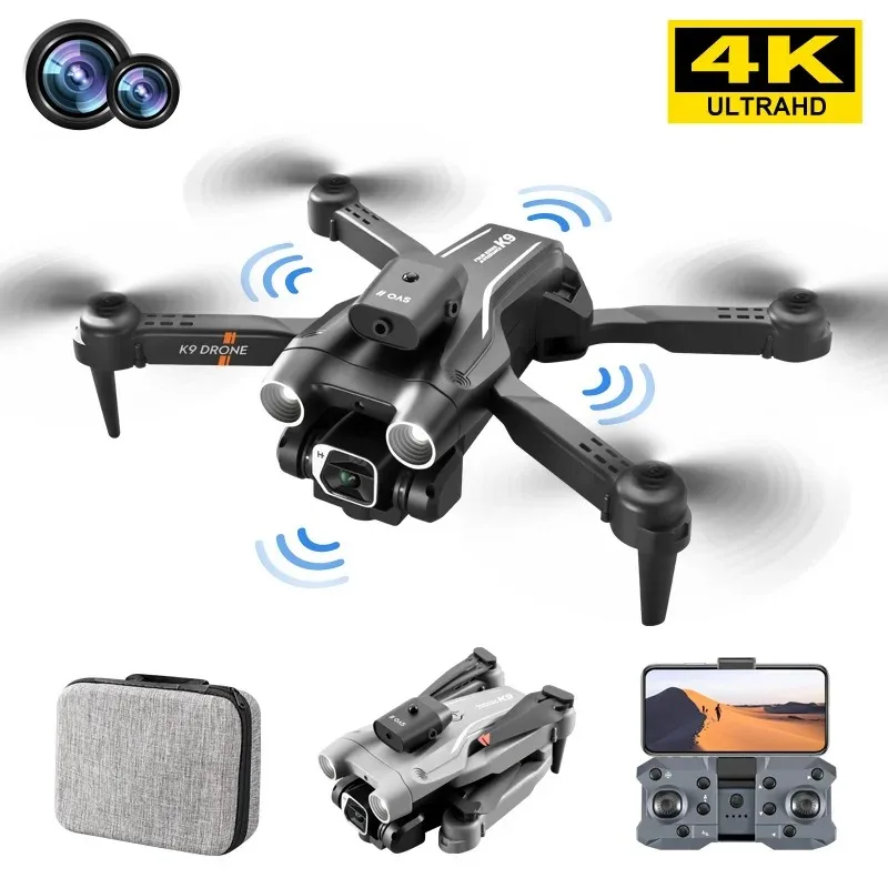 Drone Rc K9 4K HD Obstacle Avoidance Dual Camera UAV Dual Camera WIFI Remote Control Quadcopter Professional Drone Z908 Gifts
Drone Rc K9 4K HD Obstacle Avoidance Dual Camera UAV Dual Camera WIFI Remote Control Quadcopter Professional Drone Z908 Gifts