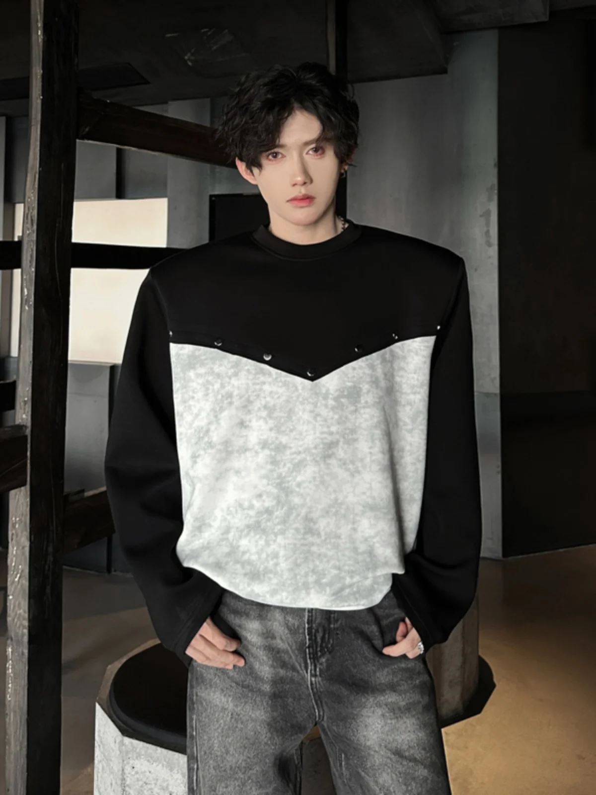 High Quali Haome Men's Hoodie Long Sve Slim Fit oulder Straight American Lazy Chic Outerwear Casual Straight Tube
High Quali Haome Men's Hoodie Long Sve Slim Fit oulder Straight American Lazy Chic Outerwear Casual Straight Tube