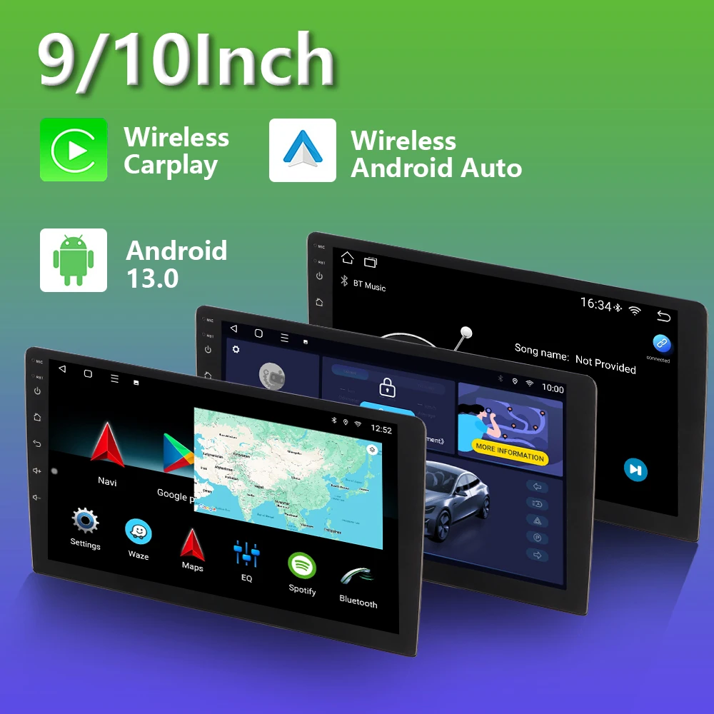 Car Radio Android 13/12 Touch Screen Autoradio 9/10Inch GPS Rearview Camera Wireless Multimedia Video Player Carplay MP5 MP3
Car Radio Android 13/12 Touch Screen Autoradio 9/10Inch GPS Rearview Camera Wireless Multimedia Video Player Carplay MP5 MP3