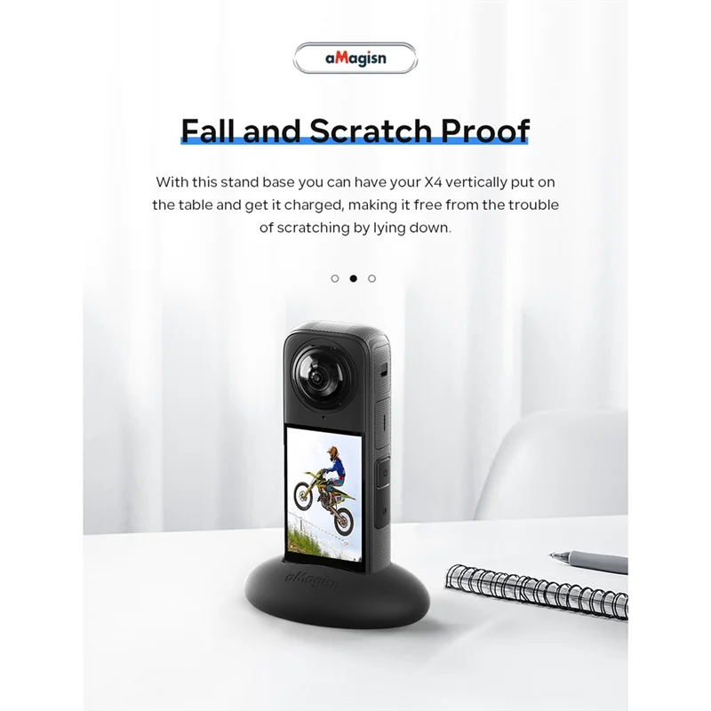 -RRKK AMAGISN Silicone Stand Base For Insta360 X4 Mount Base Holder For Insta 360 X4 Action Camera Accessory
-RRKK AMAGISN Silicone Stand Base For Insta360 X4 Mount Base Holder For Insta 360 X4 Action Camera Accessory