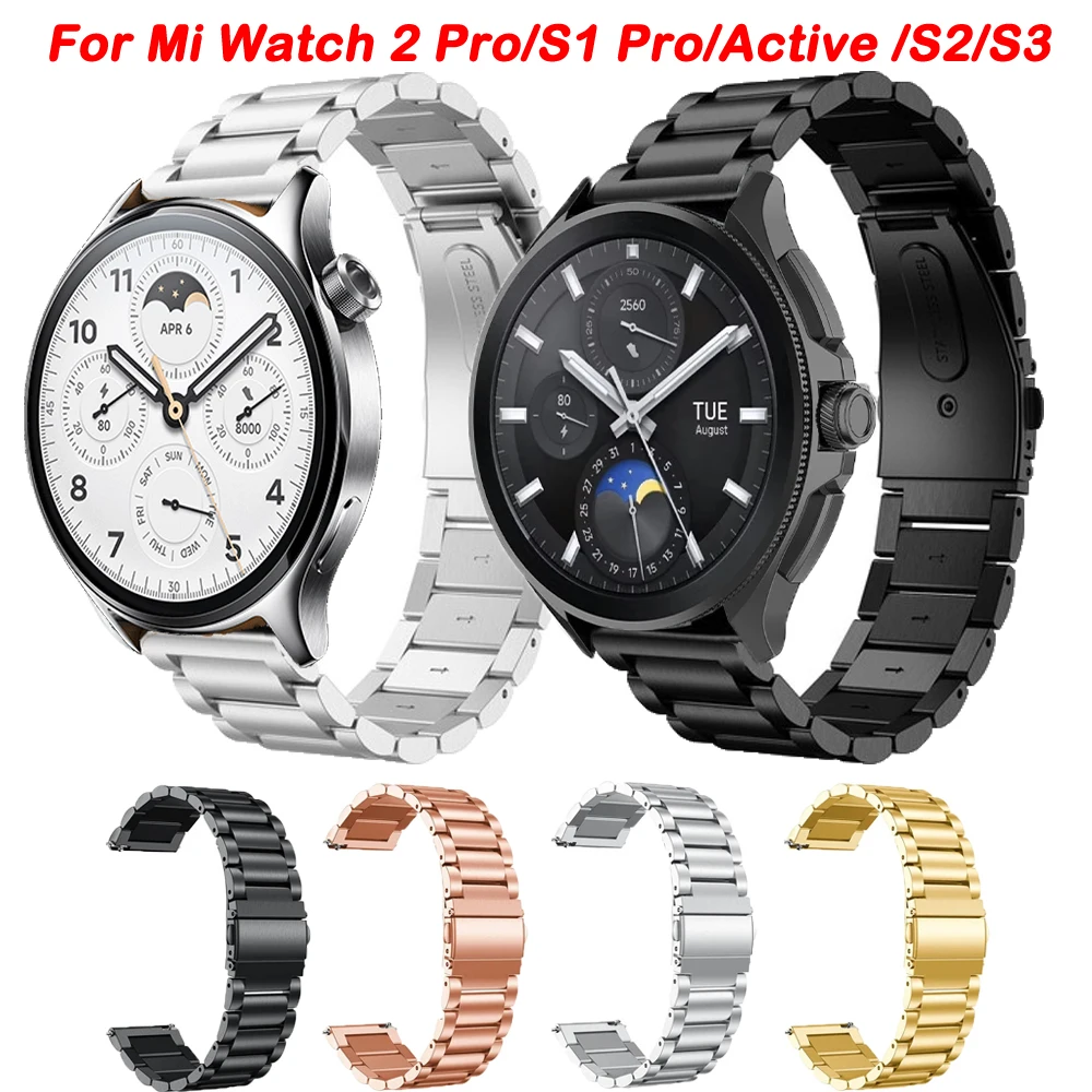 Браслет из нержавеющей стали для Xiaomi MI Watch S1 Pro/Active, металлический ремешок для Mi Watch 2 Pro/Color 2/S2 46 мм 42 мм
Браслет из нержавеющей стали для Xiaomi MI Watch S1 Pro/Active, металлический ремешок для Mi Watch 2 Pro/Color 2/S2 46 мм 42 мм