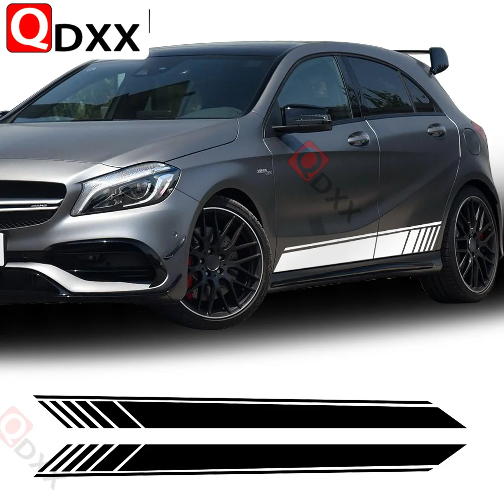 2018 New Edition 1 Style Side Skirt Racing Stripe Vinyl Decal Stickers for Mercedes Benz W176 A Class A180 A200 A250 A45 AMG
2018 New Edition 1 Style Side Skirt Racing Stripe Vinyl Decal Stickers for Mercedes Benz W176 A Class A180 A200 A250 A45 AMG