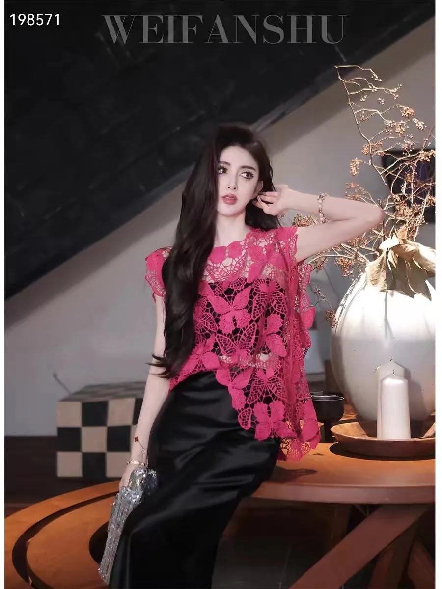 wd0276 Fashion women Tops & Tees 2024 Popular European Design party style T-Shirts Women's Clothing
wd0276 Fashion women Tops & Tees 2024 Popular European Design party style T-Shirts Women's Clothing