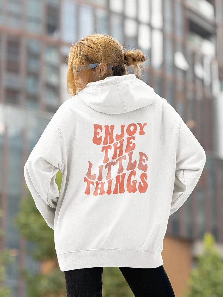Enjoy The Little Things Letter Print Women Hoodie Long Sleeves Trend Sweatshirts Pocket Casual Female Cotton Top Female Clothes
Enjoy The Little Things Letter Print Women Hoodie Long Sleeves Trend Sweatshirts Pocket Casual Female Cotton Top Female Clothes