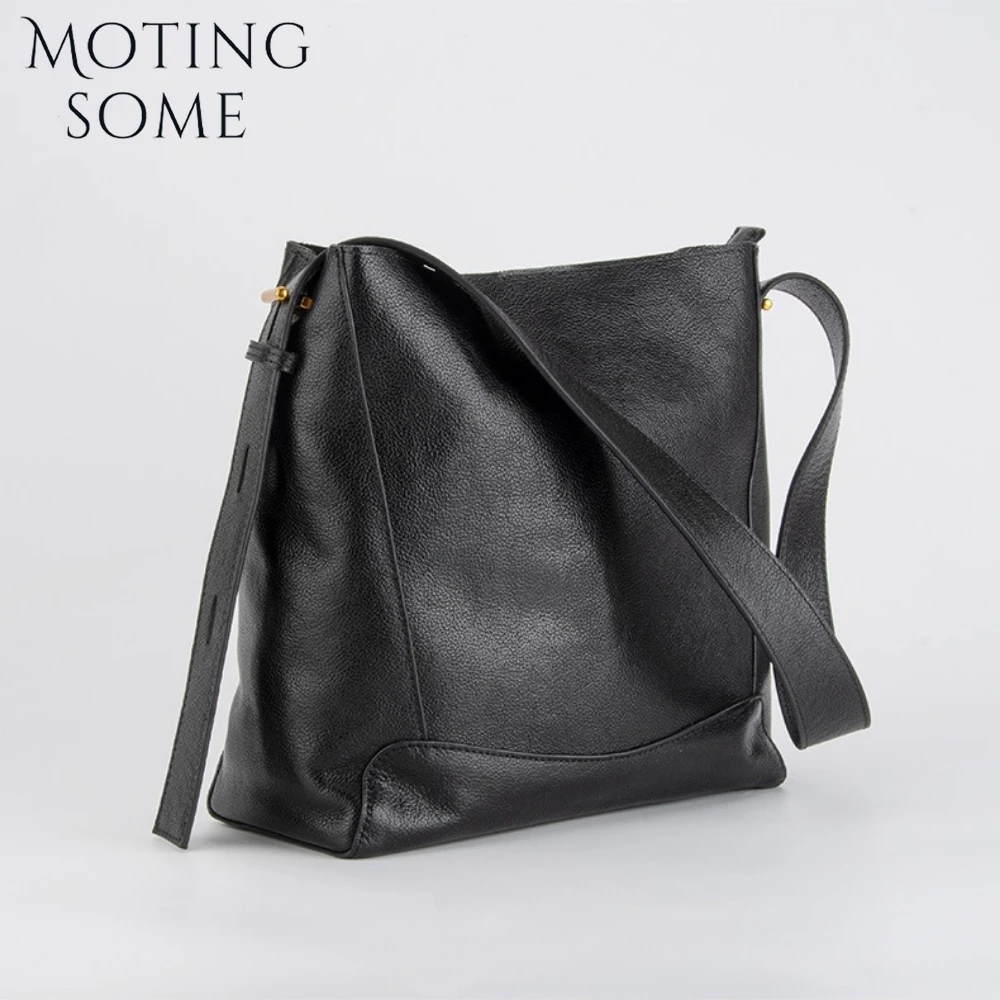 Motingsome Retro Bucket Bags Luxury First-layer Cowhide Leather Handbag Large Capacity Tote Bag Crossbody Daily Bag 2025 New
Motingsome Retro Bucket Bags Luxury First-layer Cowhide Leather Handbag Large Capacity Tote Bag Crossbody Daily Bag 2025 New