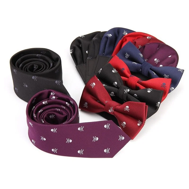 Bow tie set print skull hanky pocket square polyester handkerchief bowknot handkie wedding red purple black blue
Bow tie set print skull hanky pocket square polyester handkerchief bowknot handkie wedding red purple black blue
