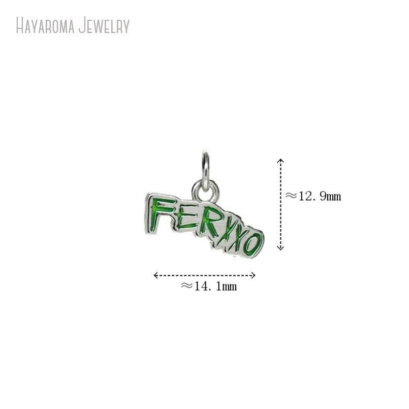 5Pcs Black Silver Plated FERXXO Alphabet Letter Jewelry Copper Pendant Metal Wholesale Enamel Charms
5Pcs Black Silver Plated FERXXO Alphabet Letter Jewelry Copper Pendant Metal Wholesale Enamel Charms