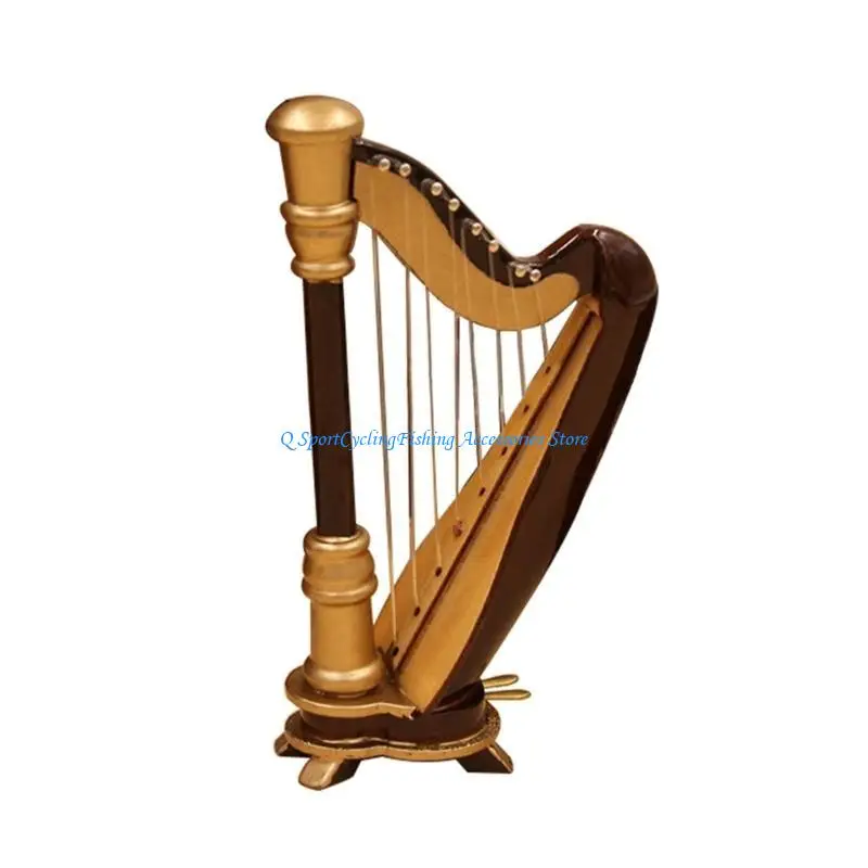 Miniature Harp Model Miniature Vintage Dollhouse Model Home Decorations
Miniature Harp Model Miniature Vintage Dollhouse Model Home Decorations