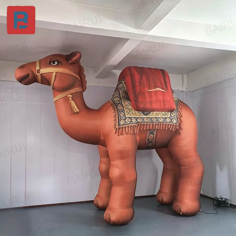 Inflatable camel, realistic camel model, large-scale desert animal model, with saddle, suitable for zoo exhibitions
Inflatable camel, realistic camel model, large-scale desert animal model, with saddle, suitable for zoo exhibitions