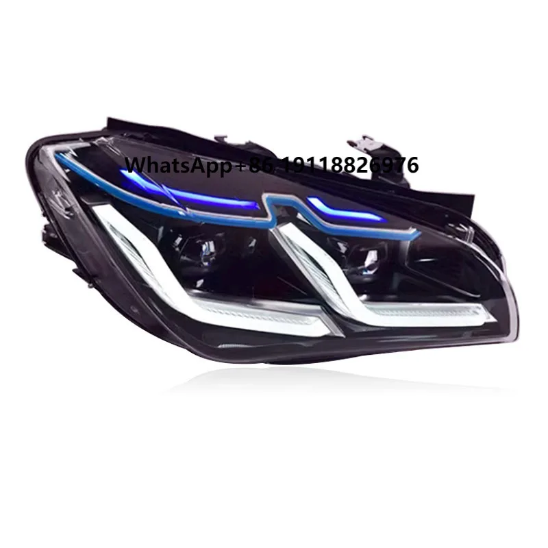 Modified Lens Blue Eyebrow Daytime Running LED Light Turn signal Headlight for X1 E84 10-15
Modified Lens Blue Eyebrow Daytime Running LED Light Turn signal Headlight for X1 E84 10-15
