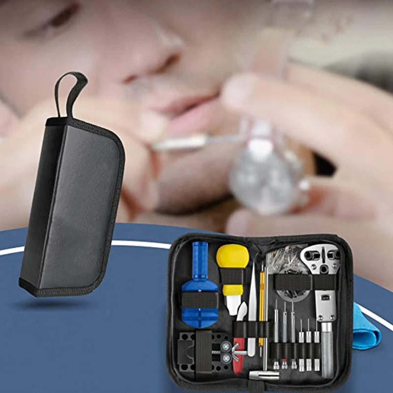 ABZZ-Premium Watch Tool — Набор инструментов для часовщика из 148 предметов — С открывашкой для часов для замены батареи и уплотнений — углеродистая сталь
ABZZ-Premium Watch Tool — Набор инструментов для часовщика из 148 предметов — С открывашкой для часов для замены батареи и уплотнений — углеродистая сталь