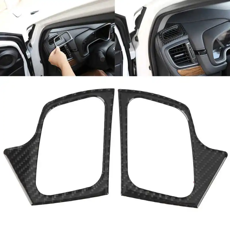 2Pcs Dashboard Side Air Vent Trim Carbon Fiber Frame Cover Fit for Honda CR-V 2016 2017 2018 2019 Car style
2Pcs Dashboard Side Air Vent Trim Carbon Fiber Frame Cover Fit for Honda CR-V 2016 2017 2018 2019 Car style