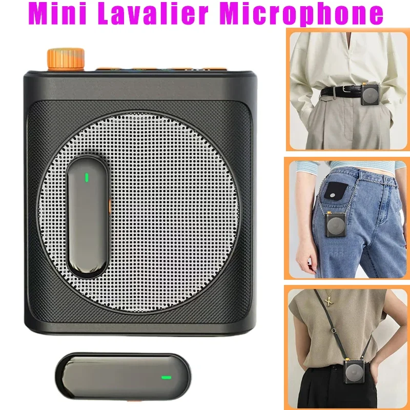 Mini Wireless Microphone Speaker with Lavalier Micro Phone Bluetooth Portable Voice Amplifier for Teachers Tour Guides Coaches
Mini Wireless Microphone Speaker with Lavalier Micro Phone Bluetooth Portable Voice Amplifier for Teachers Tour Guides Coaches