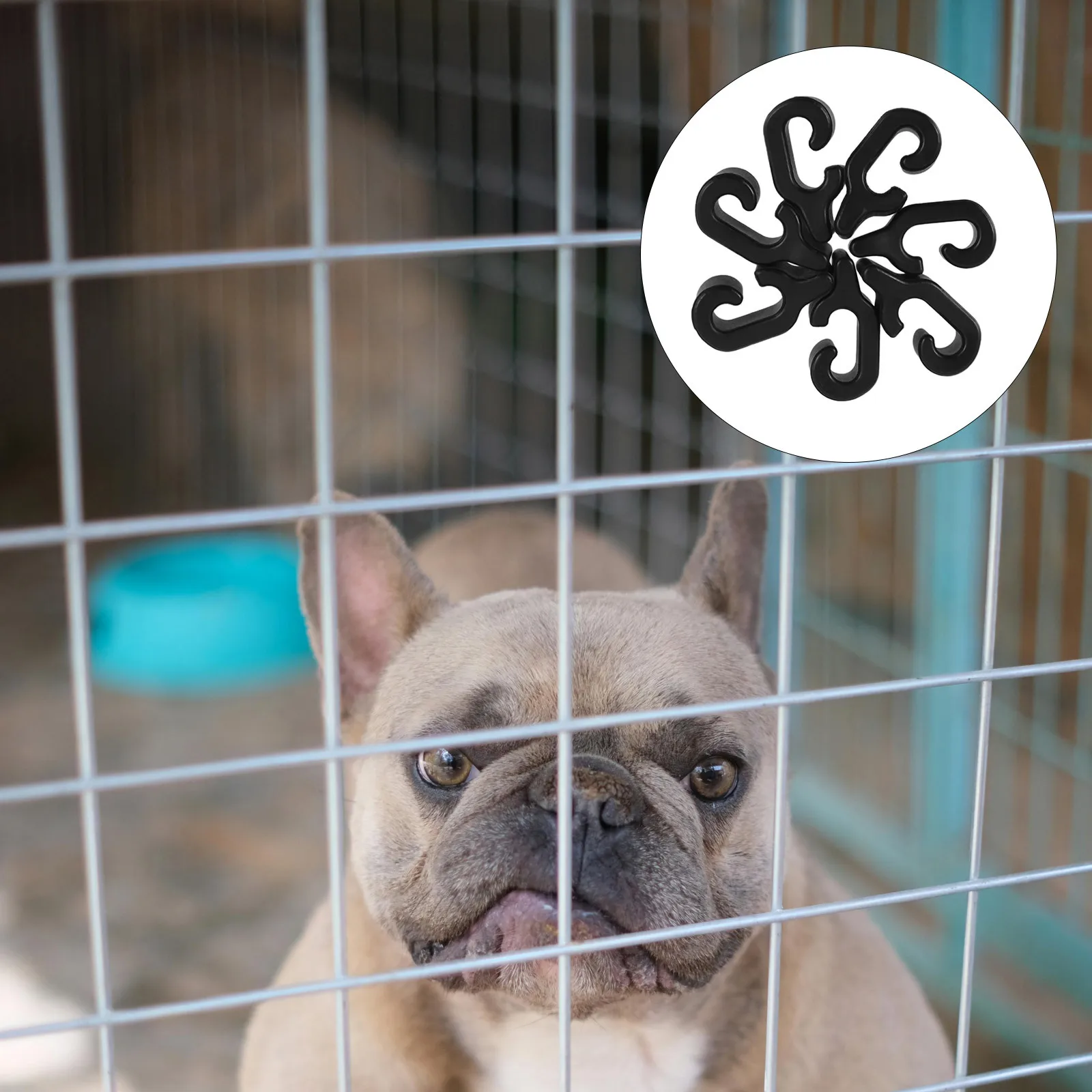 40Pcs Wire Crate Door Buckles Latches Pet Cage Clips Secure Animal Gate Lock Hardware Connector Replacement Set
40Pcs Wire Crate Door Buckles Latches Pet Cage Clips Secure Animal Gate Lock Hardware Connector Replacement Set