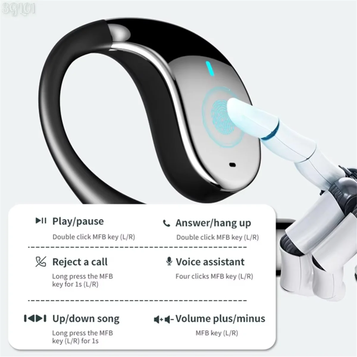 CLCU Wireless BT Language Translator Earbuds Ai Translating Earbuds Headphones Translator Earbuds for Travel Business,B
CLCU Wireless BT Language Translator Earbuds Ai Translating Earbuds Headphones Translator Earbuds for Travel Business,B
