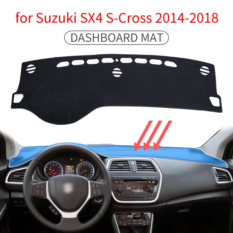 Car Dashboard Mat for Suzuki SX4 S-Cross SCROSS 2014 2015 2016 2017 2018 2019 Sunshade Protective Carpet Dash Mat Dashmat
Car Dashboard Mat for Suzuki SX4 S-Cross SCROSS 2014 2015 2016 2017 2018 2019 Sunshade Protective Carpet Dash Mat Dashmat