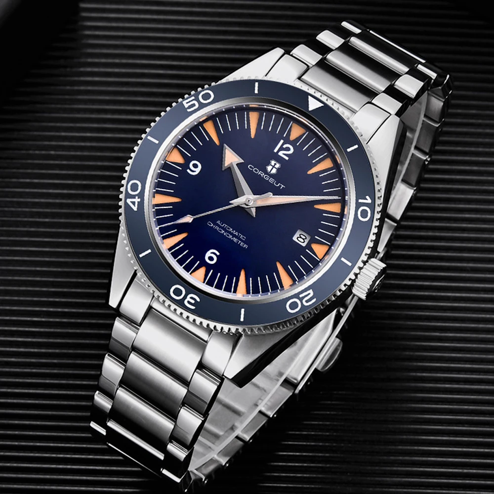 41MM Diving Corgeut Men's Watches Luxury NH35 Automatic Watch For Man Mechanical Wristwatches Sapphire 100M Waterproof Ceramic
41MM Diving Corgeut Men's Watches Luxury NH35 Automatic Watch For Man Mechanical Wristwatches Sapphire 100M Waterproof Ceramic